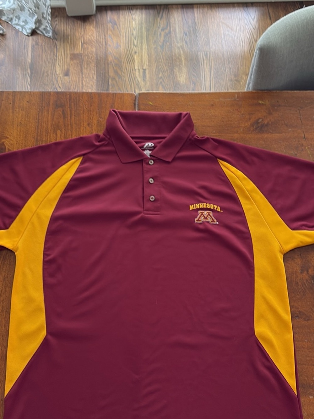 Pro Player Maroon & Gold Minnesota Polo